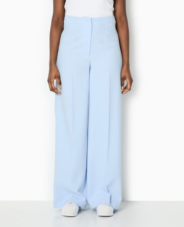 Pimkie Pantalon Large Avec Pinces - Bleu