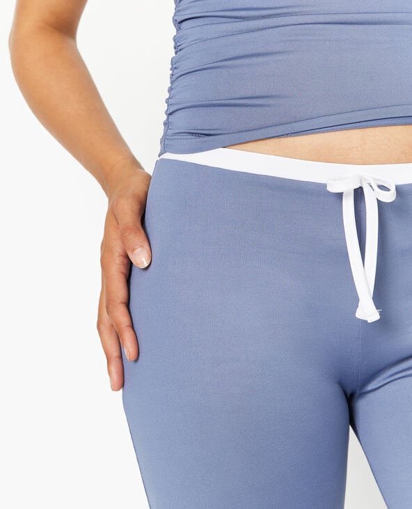 Pimkie Pantalon Large En Maille Extensible - Bleu