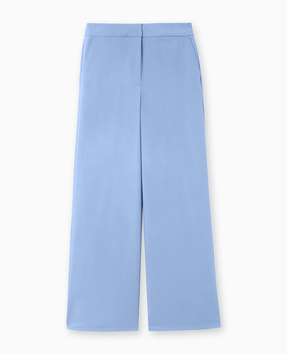 Pimkie Pantalon Large Et Droit Taille Regular - Bleu