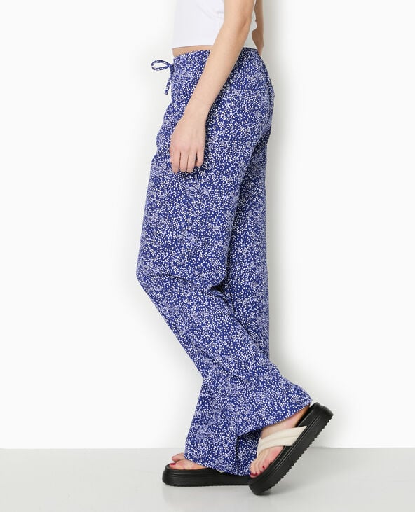 pimkie Pantalon large et fluide - Bleu électrique