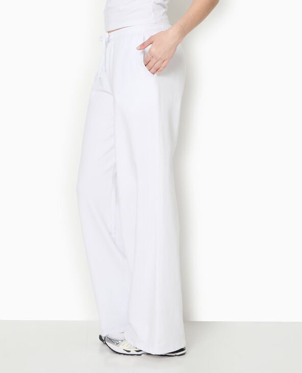 pimkie Pantalon molleton droit - Blanc