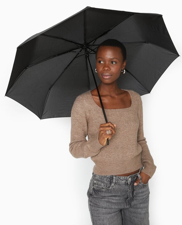 Pimkie Parapluie Rétractable Avec Housse - Noir