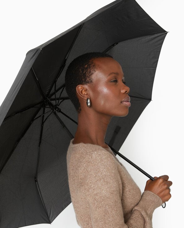 Pimkie Parapluie Rétractable Avec Housse - Noir