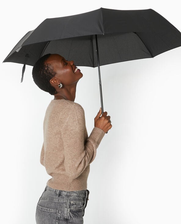 pimkie Parapluie rétractable avec housse - Noir