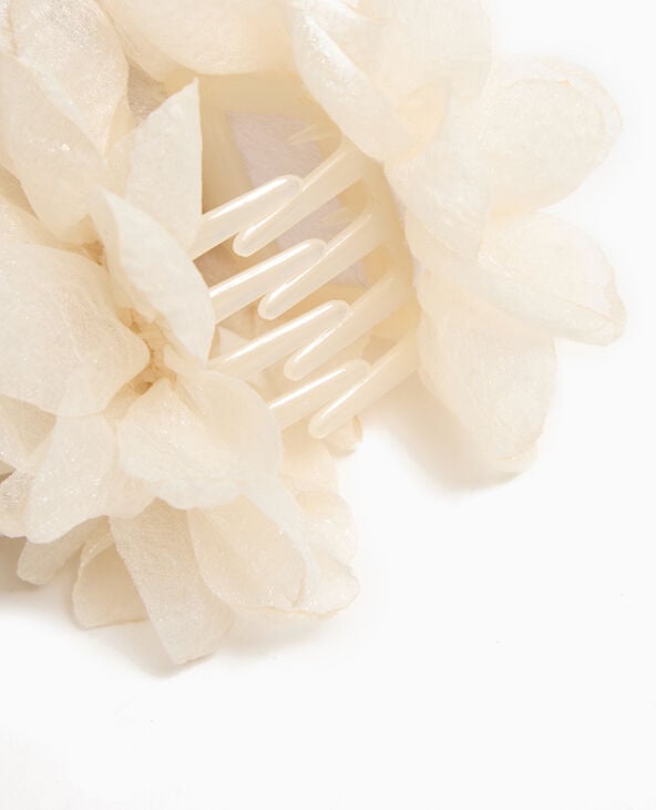 Pimkie Pince Crocodile Fleur - Écru