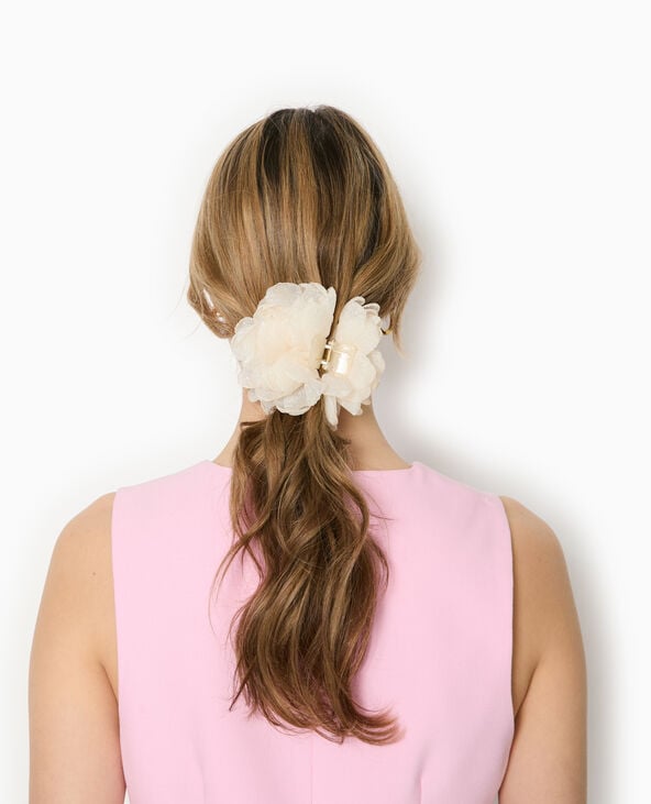 Pimkie Pince Crocodile Fleur - Écru