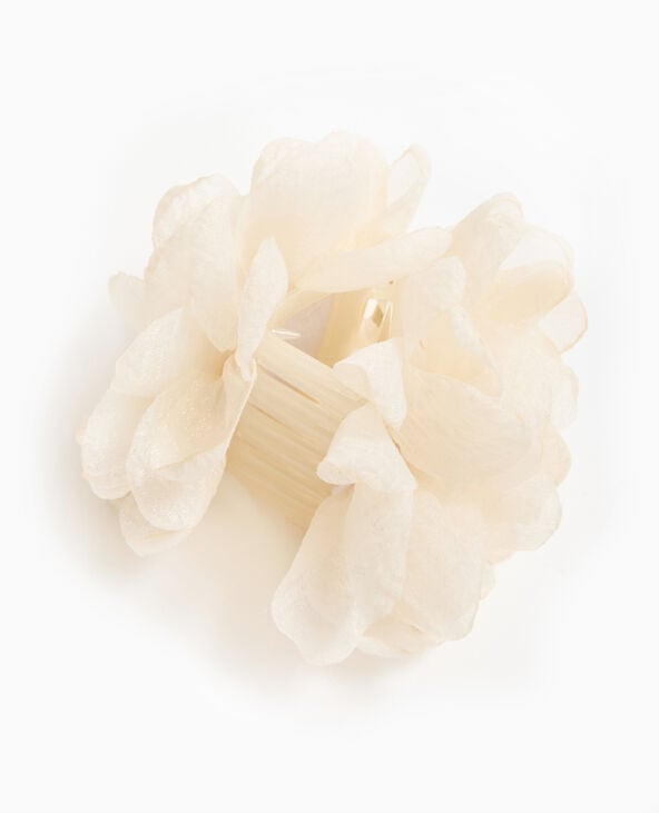 Pimkie Pince Crocodile Fleur - Écru