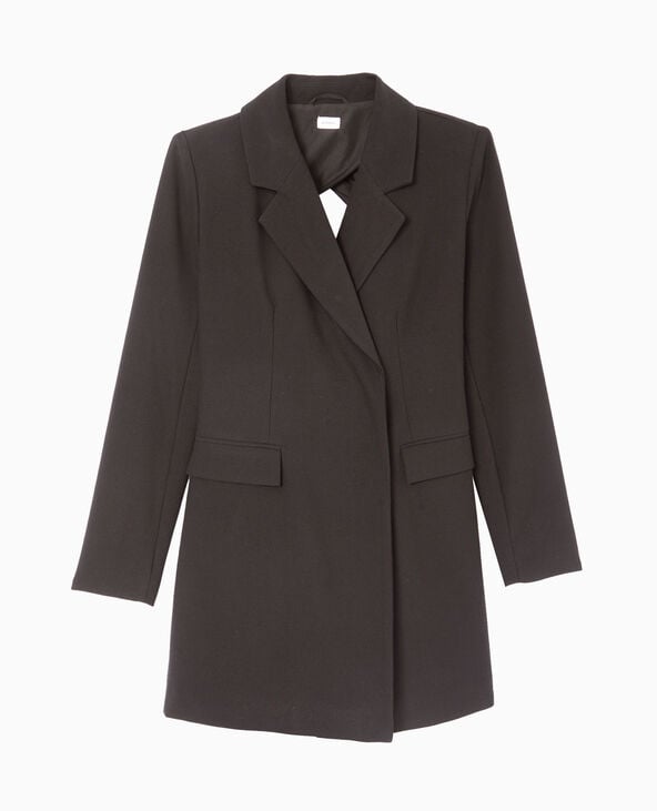 Pimkie Robe Blazer Dos-nu - Noir