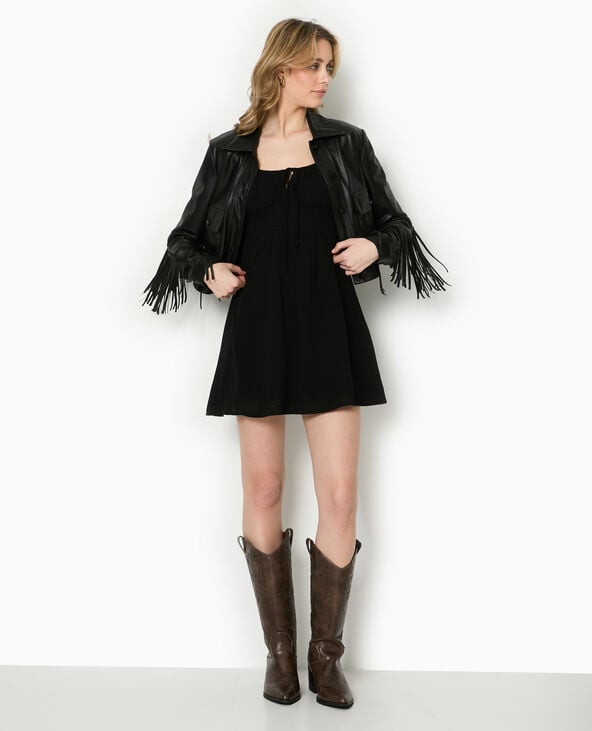 Pimkie Robe Bretelles Encolure Empire - Noir