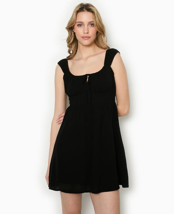 Pimkie Robe Bretelles Encolure Empire - Noir