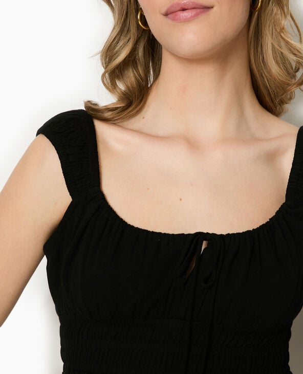 pimkie Robe bretelles encolure empire - Noir