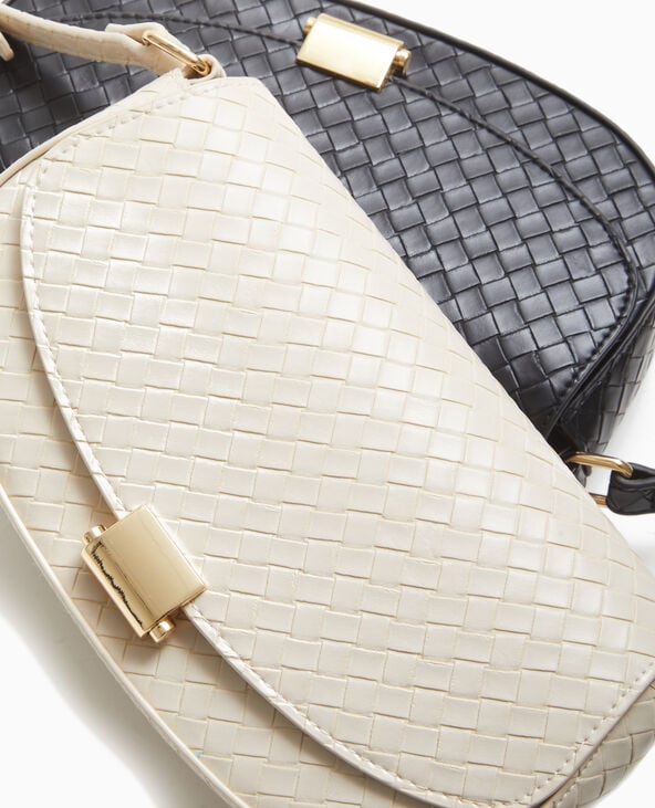 Pimkie Sac Boxy Effet Tressé - Beige