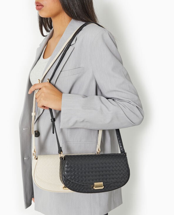 pimkie Sac boxy effet tressé - Noir