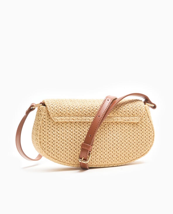 Pimkie Sac Boxy En Raphia - Beige