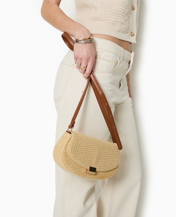 pimkie Sac boxy en raphia - Beige