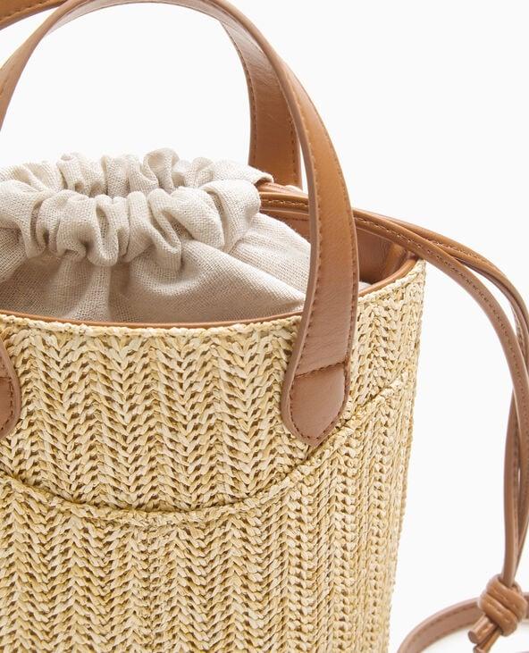 Pimkie Sac Seau En Raphia - Beige