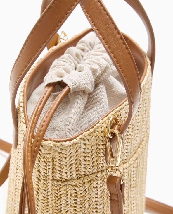 Pimkie Sac Seau En Raphia - Beige