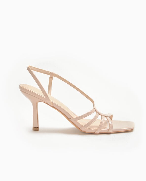 Pimkie Sandales à Talon Vernies - Blanc