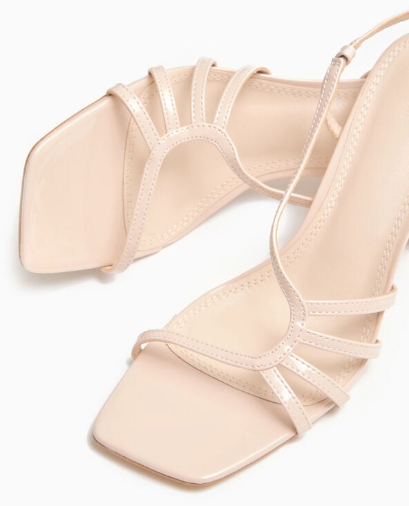 Pimkie Sandales à Talon Vernies - Blanc