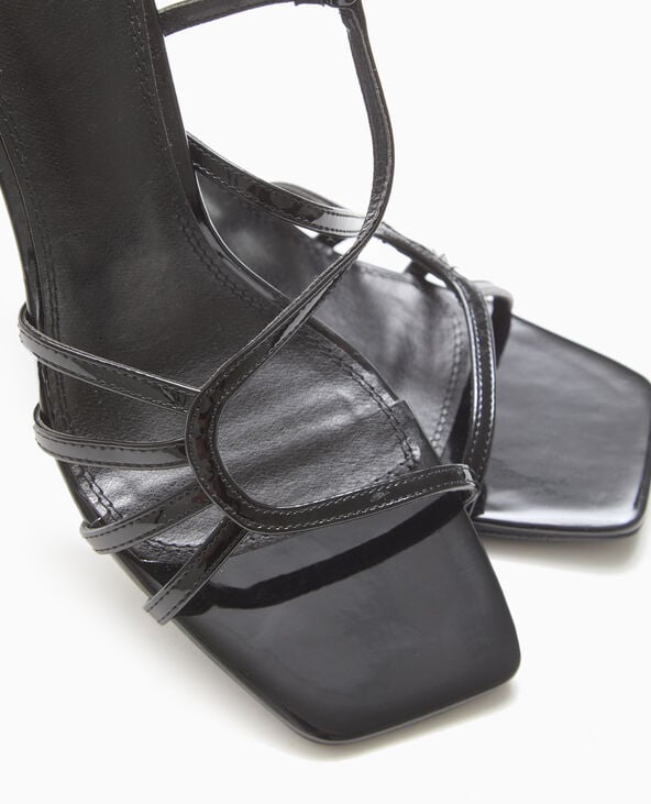 Pimkie Sandales à Talon Vernies - Noir