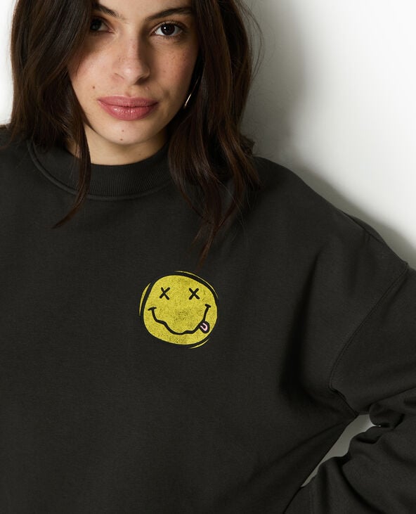 Pimkie Sweat Print NIRVANA - Noir