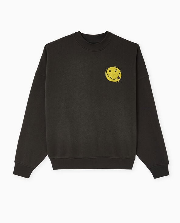 Pimkie Sweat Print NIRVANA - Noir