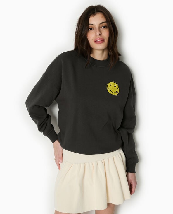 Pimkie Sweat Print NIRVANA - Noir
