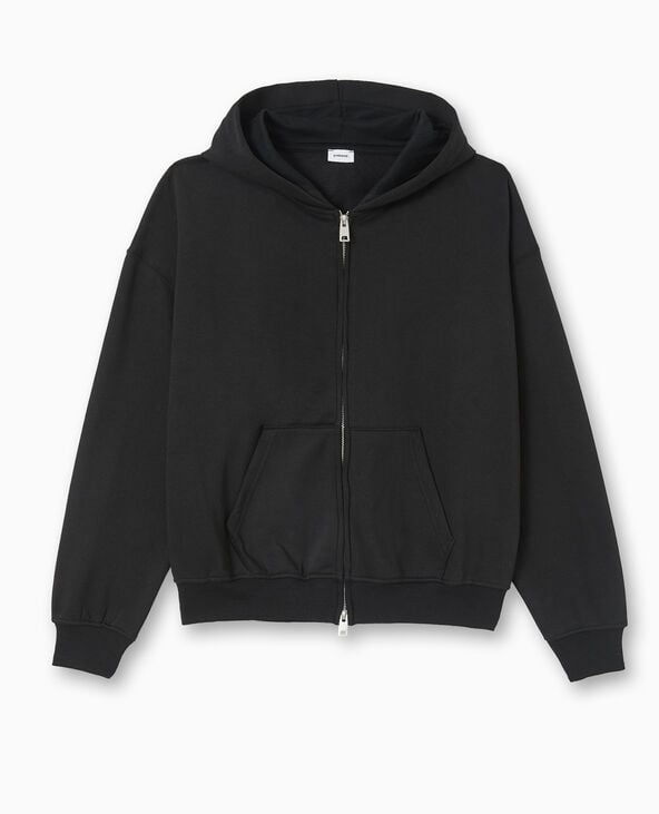 Pimkie Sweat Zippé Avec Capuche - Noir