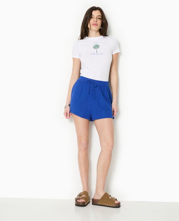 Pimkie T-shirt Ajusté Avec Print - Blanc