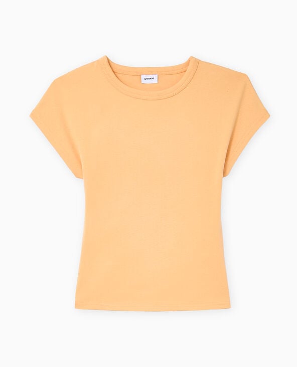 Pimkie T-shirt Ajusté Manches Raccourcies - Orange