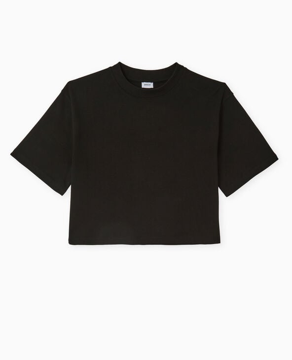 Pimkie T-shirt Ample Et Court - Noir