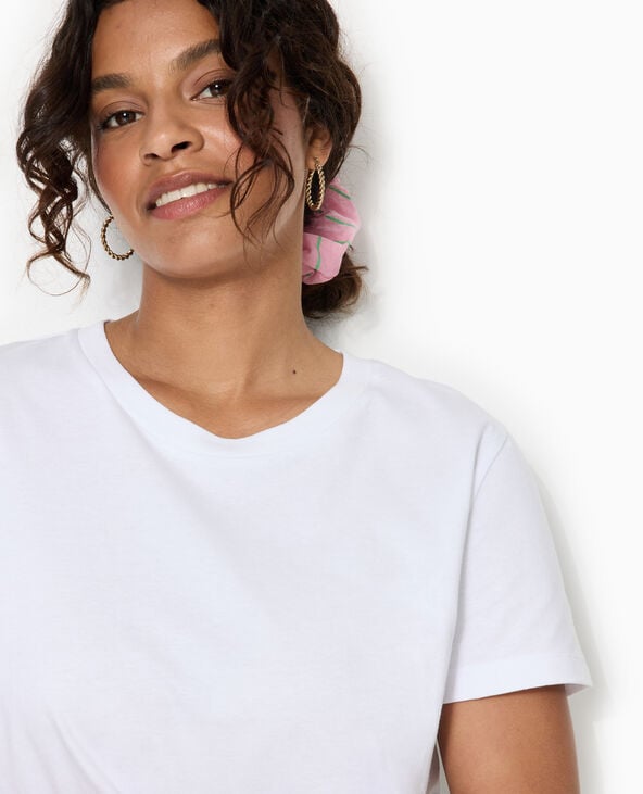 Pimkie T-shirt Basique Col Rond - Blanc