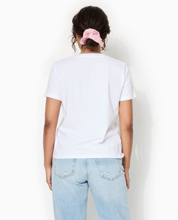 Pimkie T-shirt Basique Col Rond - Blanc