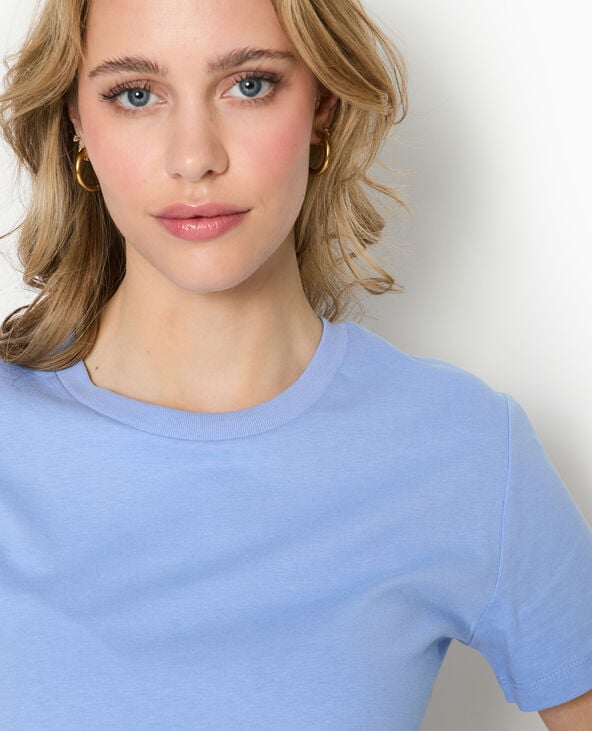 Pimkie T-shirt Basique Col Rond - Bleu