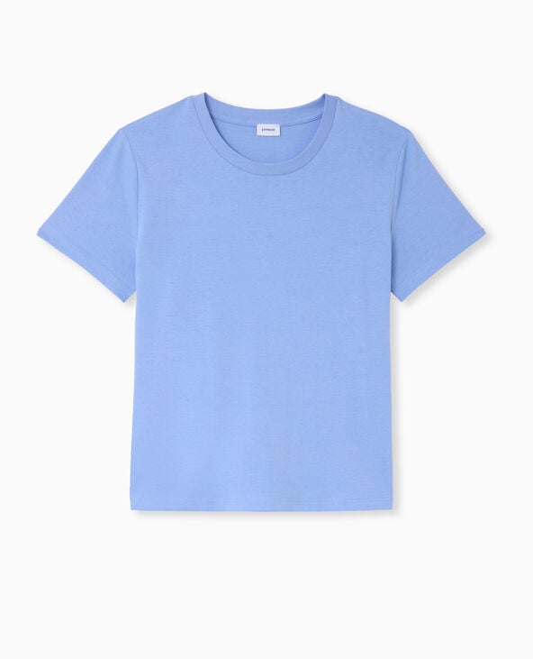 Pimkie T-shirt Basique Col Rond - Bleu