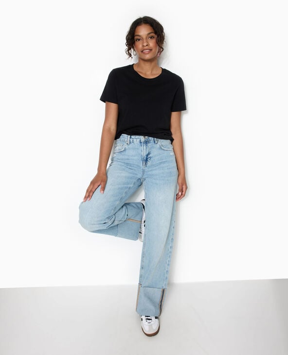 Pimkie T-shirt Basique Col Rond - Noir