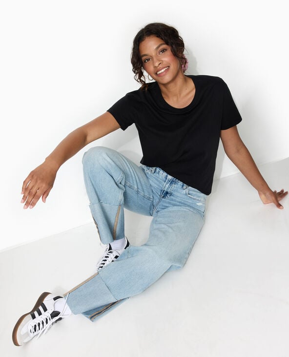 pimkie T-shirt basique col rond - Noir