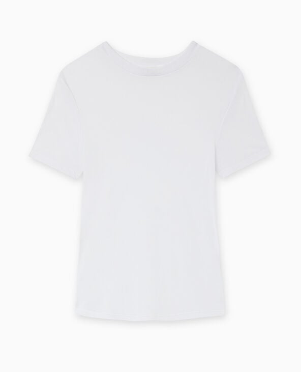 Pimkie T-shirt En Maille Légère - Blanc
