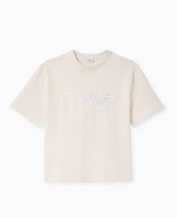Pimkie T-shirt épais Avec Broderie - Blanc