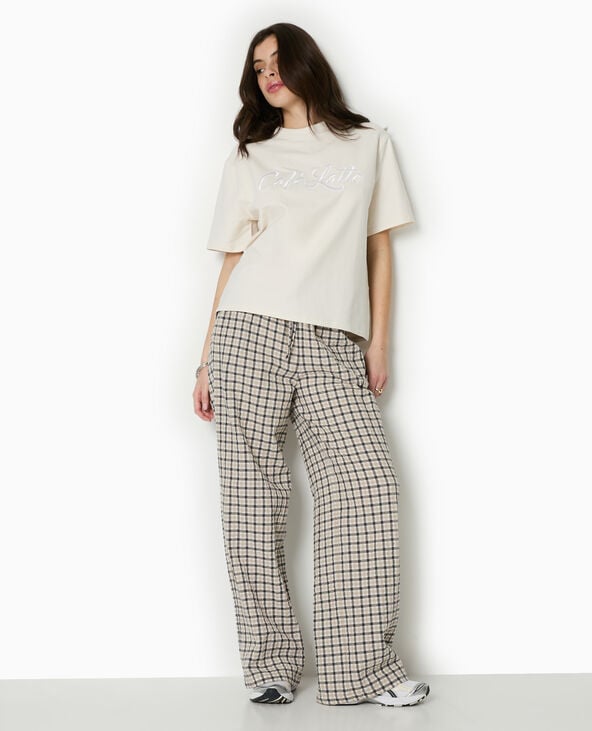 Pimkie T-shirt épais Avec Broderie - Blanc