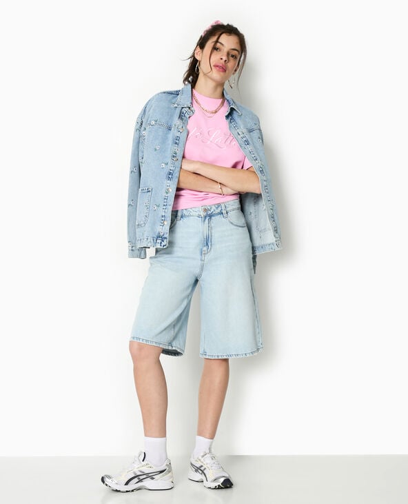 Pimkie T-shirt épais Avec Broderie - Rose