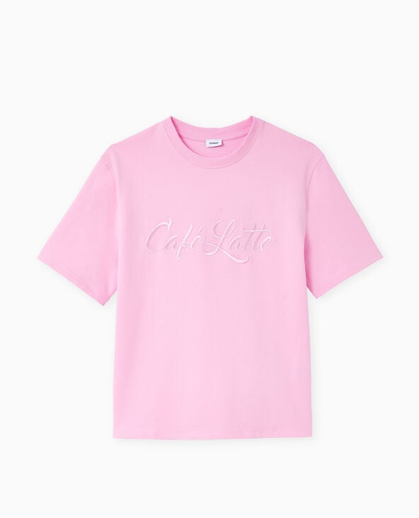 Pimkie T-shirt épais Avec Broderie - Rose