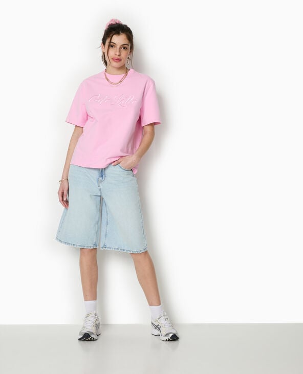 Pimkie T-shirt épais Avec Broderie - Rose