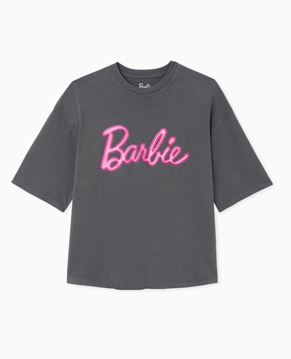 Pimkie T-shirt Oversize BARBIE - Gris Foncé