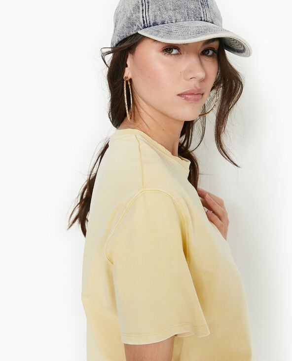 pimkie T-shirt oversize effet délavé - Beige