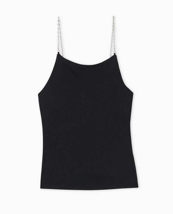 Pimkie Top Avec Bretelles Chaînettes - Noir