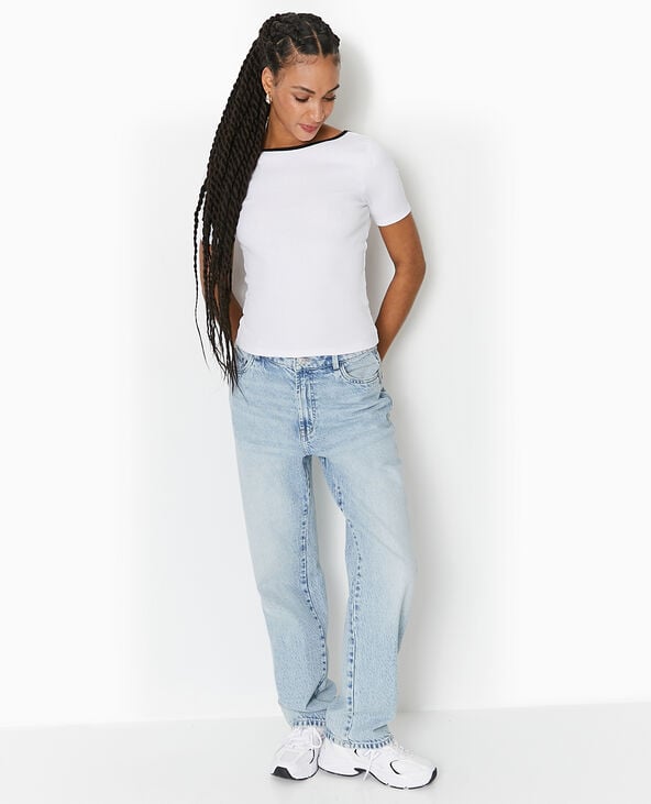 Pimkie Top Avec Dos Dégagé - Blanc