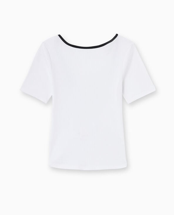 Pimkie Top Avec Dos Dégagé - Blanc