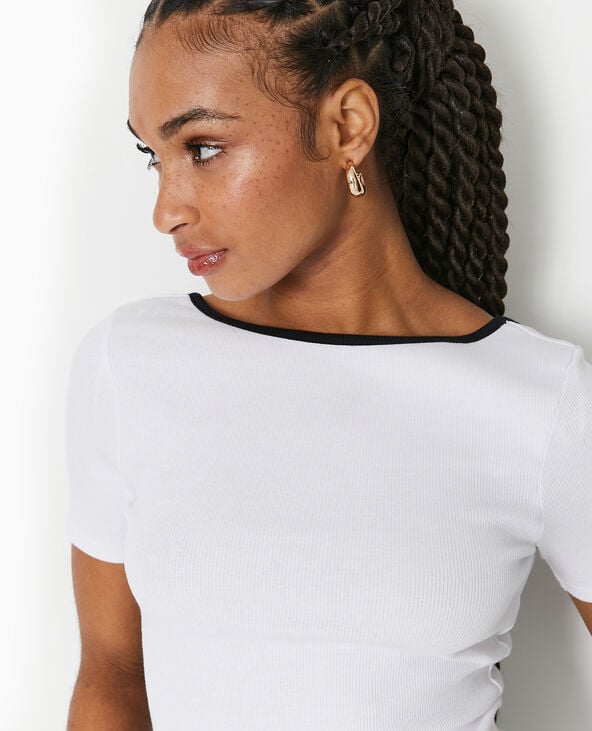 Pimkie Top Avec Dos Dégagé - Blanc
