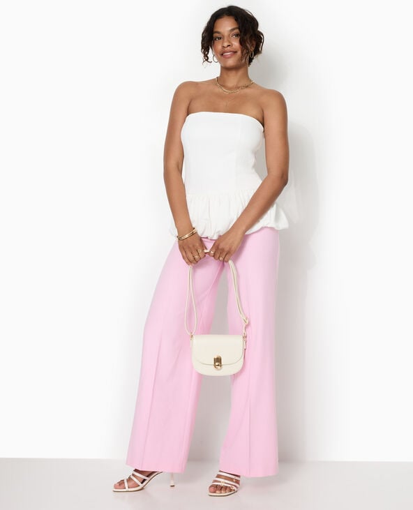 pimkie Top bustier avec empiècement boule - Blanc